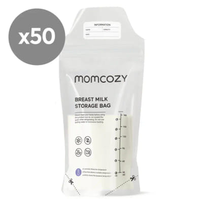 Momcozy Lot de 50 Sacs de Conservation du Lait Maternel, Vue principale