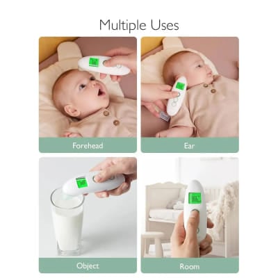Momcozy Thermomètre Infrarouge sans Contact Front et Oreille, Vue principale