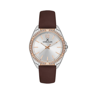 Montre Femme DANIEL KLEIN DK-1-13485-4 - Silver&Marron, Vue principale