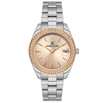 Montre Femme DANIEL KLEIN DK-1-13489-5 - Silver&Rose Gold, Vue principale