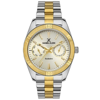 Montre Femme DANIEL KLEIN DK-1-13568-5 - Silver & Gold, Vue principale