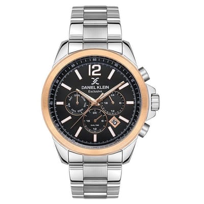 Montre Homme DANIEL KLEIN DK-1-13527-4 - Silver&Rose Gold, Vue principale
