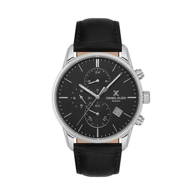 Montre Homme DANIEL KLEIN DK-1-13834-1 - Noir&Silver, Vue principale