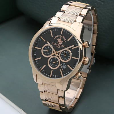 Montre Homme POLO SANTA BARBARA SB-1-10156-3 Rose Gold, Vue principale