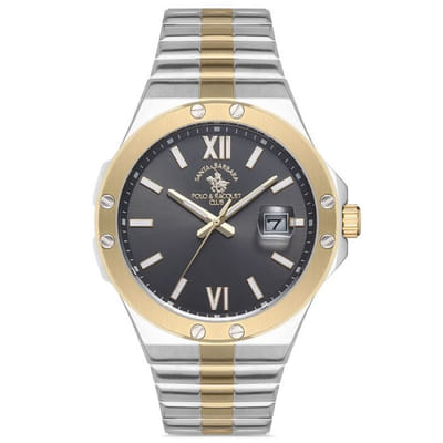 Montre Homme POLO SANTA BARBARA SB-1-10227-4 Silver&Gold, Vue principale