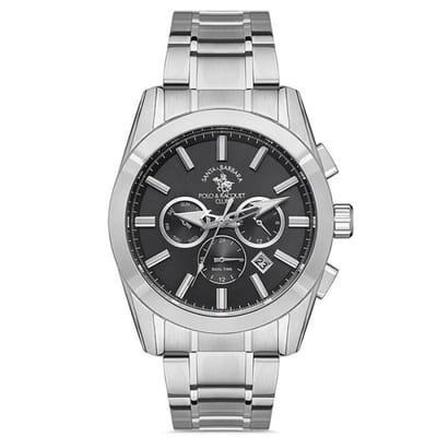 Montre Homme POLO SANTA BARBARA SB-1-10445-1 - Silver&Noir, Vue principale