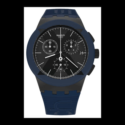 Montre Mixte Swatch X-DISTRICT BLUE SUSB418, Vue principale