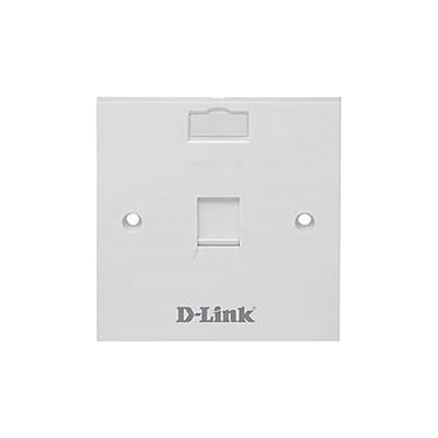 Monture pour prise D-link NFP-0WHI11 Façade simple UTP 6, Vue principale