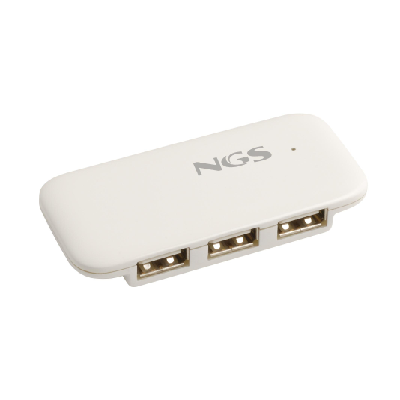 NGS iHub4 480 Mbit/s Blanc
