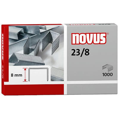 Novus 23/8 Pack d'agrafes 1000 agrafes, Vue principale