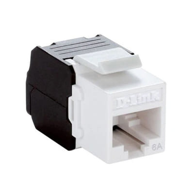 Noyau prise D-Link RJ45 UTP CAT 6A Blanc, Vue principale