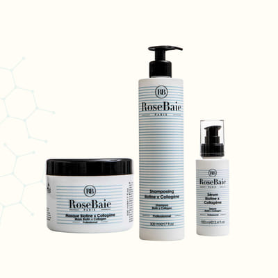 Pack Biotine x Collagène – Routine Renforçante Rose Baie, Vue principale