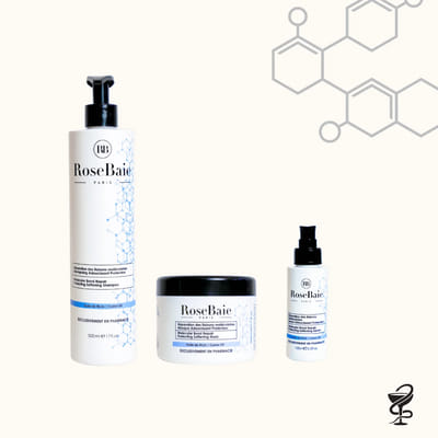 Pack Huile de Ricin x Acide Folique – Rose Baie, Vue principale