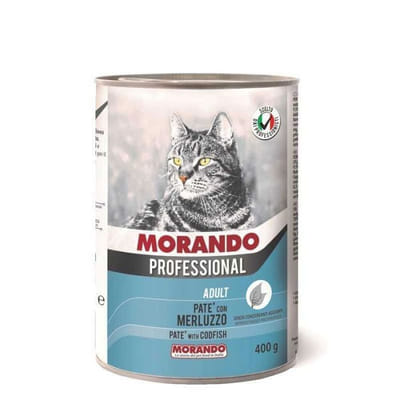 Paté Morando Professionnel MIGLIOR GATTO Morue 400 gr, Vue principale
