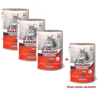 Paté Morando Professionnel MIGLIOR GATTO Saumon 400 gr, Vue principale