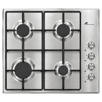 Plaque de Cuisson Encastrable Montblanc PXLS60-5 4 Feux 60 Cm Inox, Vue principale