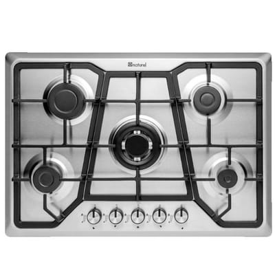 Plaque de Cuisson Encastrable Naturel OMEGA A7501 ID3 5 Feux 75Cm Inox, Vue principale