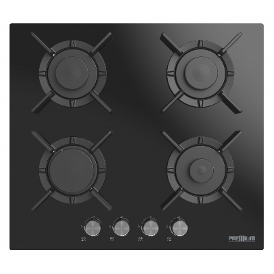 Plaque de cuisson encastrable PREMIUM AP 1641 BS02 / 4 Feux / 60 cm / Noir