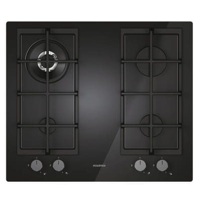Plaque de Cuisson Encastrable Rosières RVG6BF4C3B 4 Feux 60 cm Noir, Vue principale
