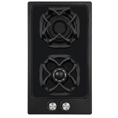 Plaque de Cuisson FRANCO 30241-BF 2Feux VITRO - Noir, Vue principale