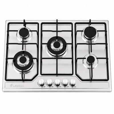 Plaque De Cuisson LEXICAL LGS-2854 5 Feux - Inox, Vue principale