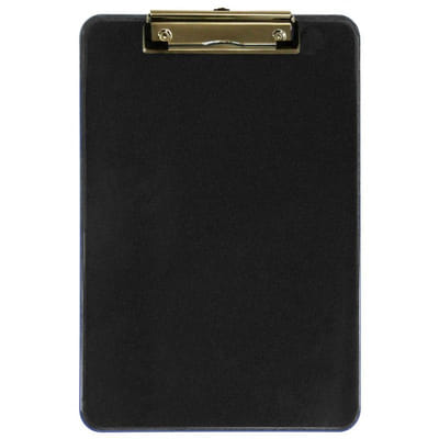 Porte Bloc à Pince Simple A4 / Noir, Vue principale