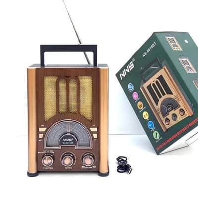 Radio FM Sans Fil NS-6618BT - Marron, Vue principale
