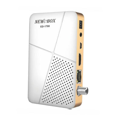 Récepteur HD NEW BOX ED-1700 Full HD 1080p - Blanc, Vue principale