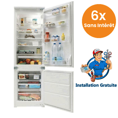 Réfrigérateur combiné encastrable Whirlpool No frost 264L (ART 872/A+/NF)