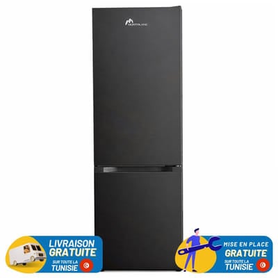 Réfrigérateur Combiné MONTBLANC Less Frost Combiné 300 Litres / INOX, Vue principale