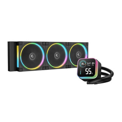 Refroidisseur d'air pour processeur DeepCool LQ360 Ultra 360mm | LCD / Noir, Vue principale