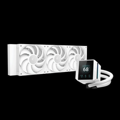Refroidisseur d'air pour processeur DeepCool MYSTIQUE 360 / Blanc, Vue principale