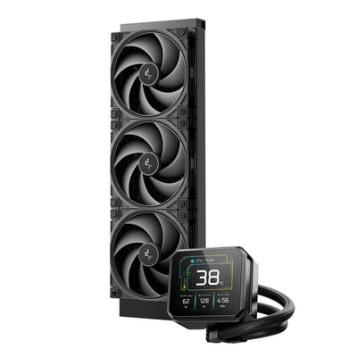 Refroidisseur d'air pour processeur DeepCool SPARTACUS 360mm | LCD / Noir, Vue principale