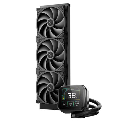 Refroidisseur d'air pour processeur DeepCool SPARTACUS 420mm | LCD / Noir, Vue principale