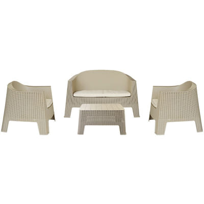 Salon De Jardin Monaco Grège, Vue principale