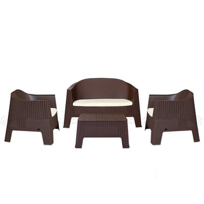 Salon De Jardin Monaco Marron, Vue principale