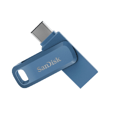 SanDisk Ultra Dual Drive Go lecteur USB flash 64 Go USB Type-A / USB Type-C 3.2 Gen 1 (3.1 Gen 1) Bleu
