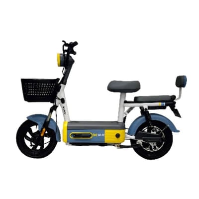 Scooter Électrique Ecoride Zen 600 Watts Bleu & Jaune, Vue principale