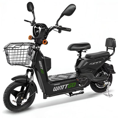 Scooter Électrique Wattgo 350W Noir, Vue principale