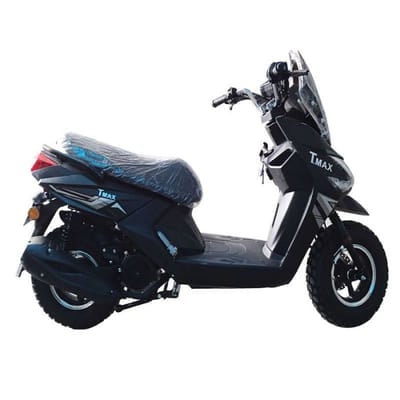 Scooter Uniscoot Tmax 125CC Noir Mat, Vue principale