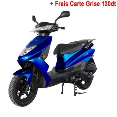 Scooter Zimota Sinus 124cc Bleu Brillant, Vue principale