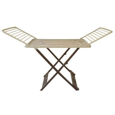 Sèche Linge ROTIN SOFPINCE 180 x 52.5 x 109 cm - Grège, Vue principale