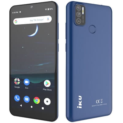 Smartphone IKU A7 Plus 2Go 16Go Bleu, Vue principale