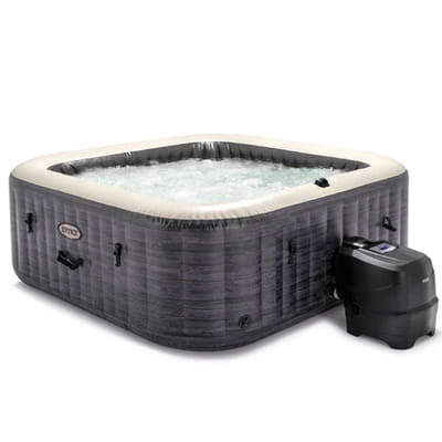 Spa Gonflable Intex 28452NP 6 Places Carré Ardoise, Vue principale