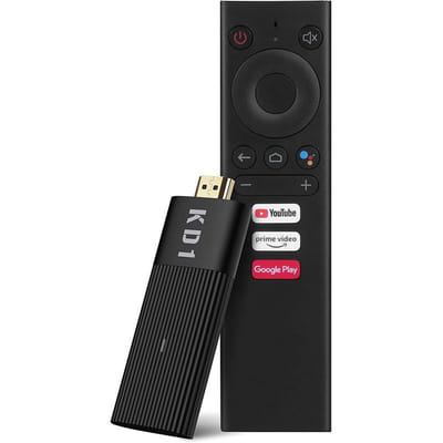Stick Android TV Mecool KD-1 4K certifié par Google / 2Go-16 Go + Abonnement 24 Mois IPTV Offert, Vue principale