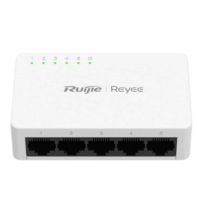 Switch RUIJIE RG-ES05G-L 5 ports 10/100/1000 Mbps sans PoE - Blanc, Vue principale