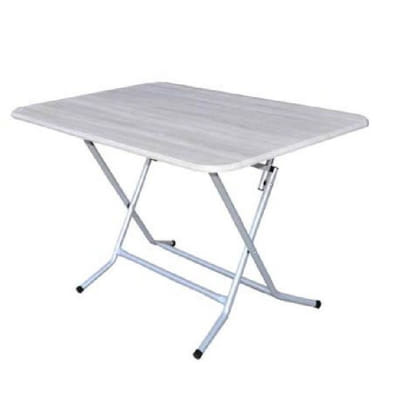 Table SOTUFAB Pliante Rectangulaire 100x80 PVC - Chêne Brut, Vue principale