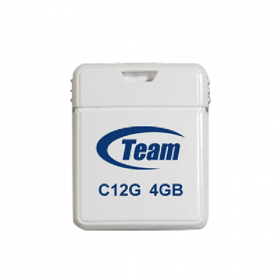 Team Group C12G lecteur USB flash 4 Go USB Type-A 2.0 Blanc