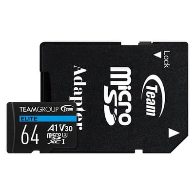 Team Group ELITE 64 Go MicroSD UHS-I Classe 3, Vue principale