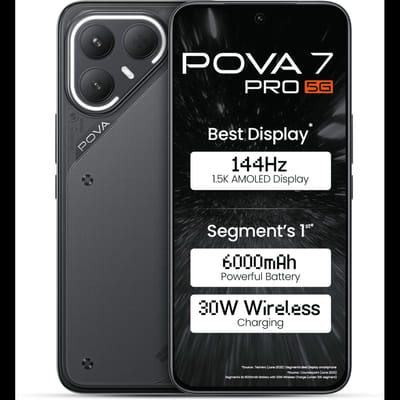 Tecno Pova 7 PRO 5G 16Go 256Go Noir, Vue principale